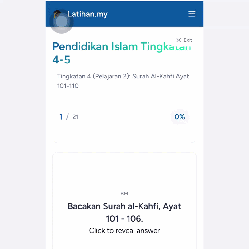 Flashcard Pendidikan Islam Digital - Cara Paling Senang Score A